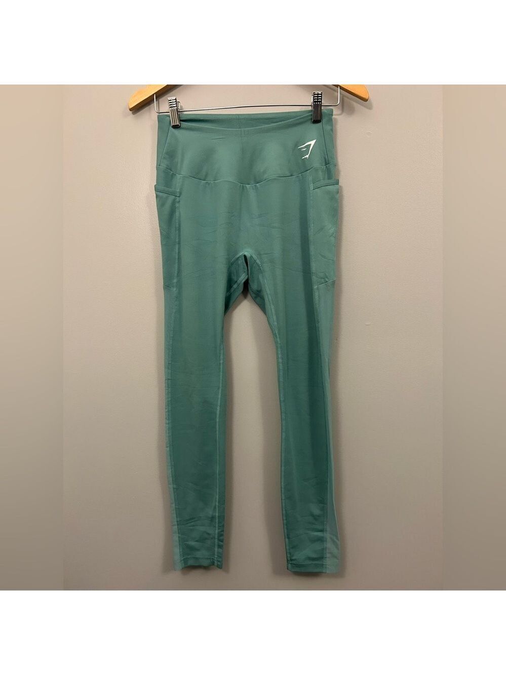 Gymshark Medium Leggings Turquoise Green